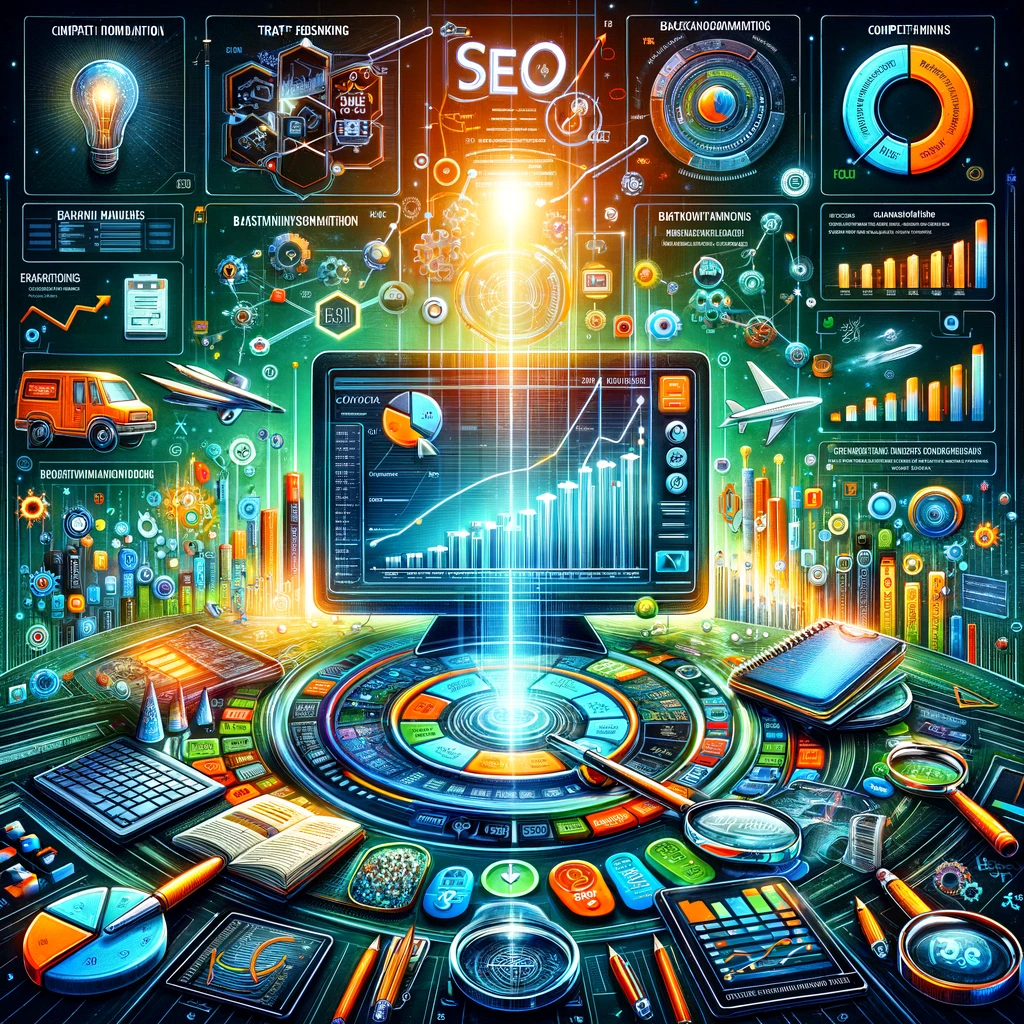 SEO tools and analytics for website growth.